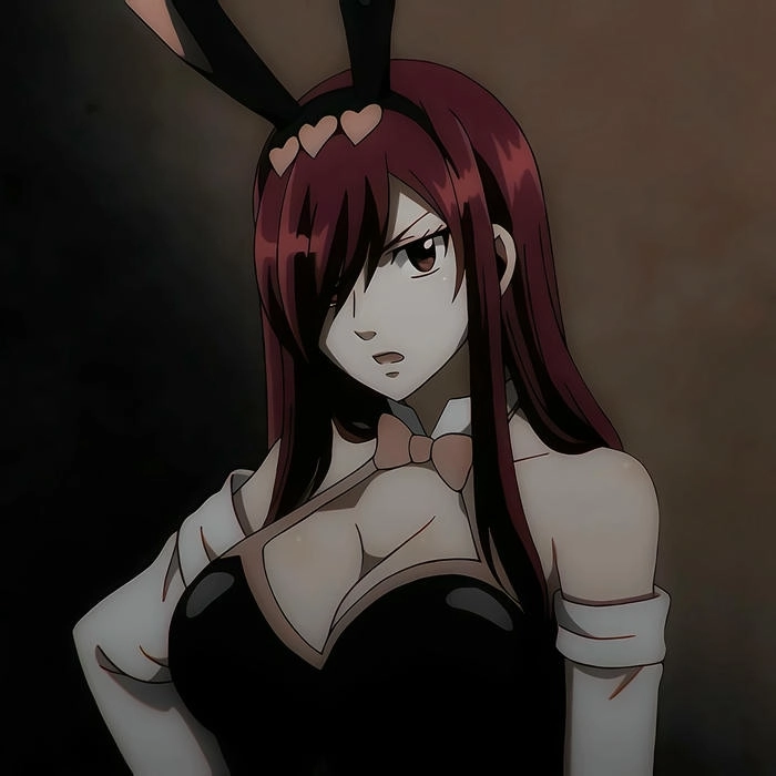 Ảnh Erza biểu cảm đáng yêu