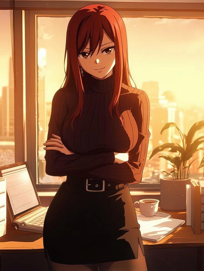 Hình Erza đẹp như mộng