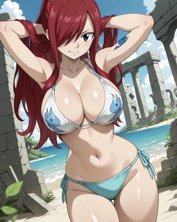 Ảnh Erza đáng yêu vô đối