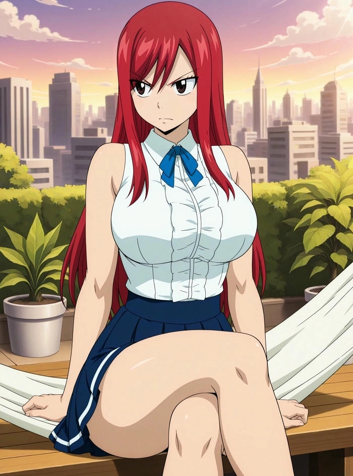 Ảnh Erza siêu dễ thương