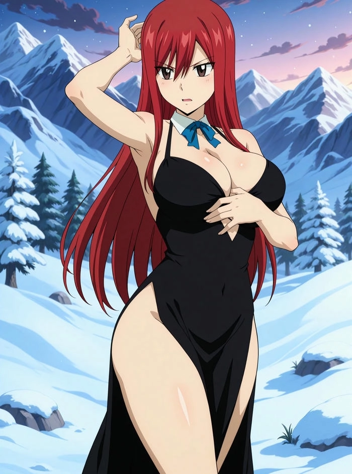 Hình Erza cute hết nấc