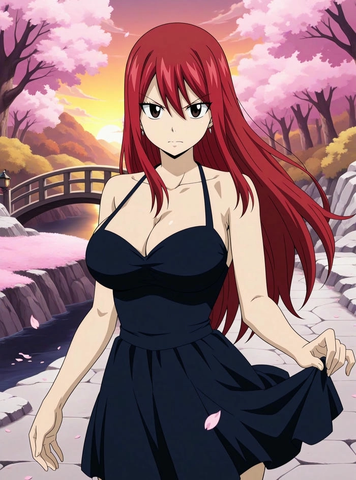 Ảnh Erza cute đáng yêu