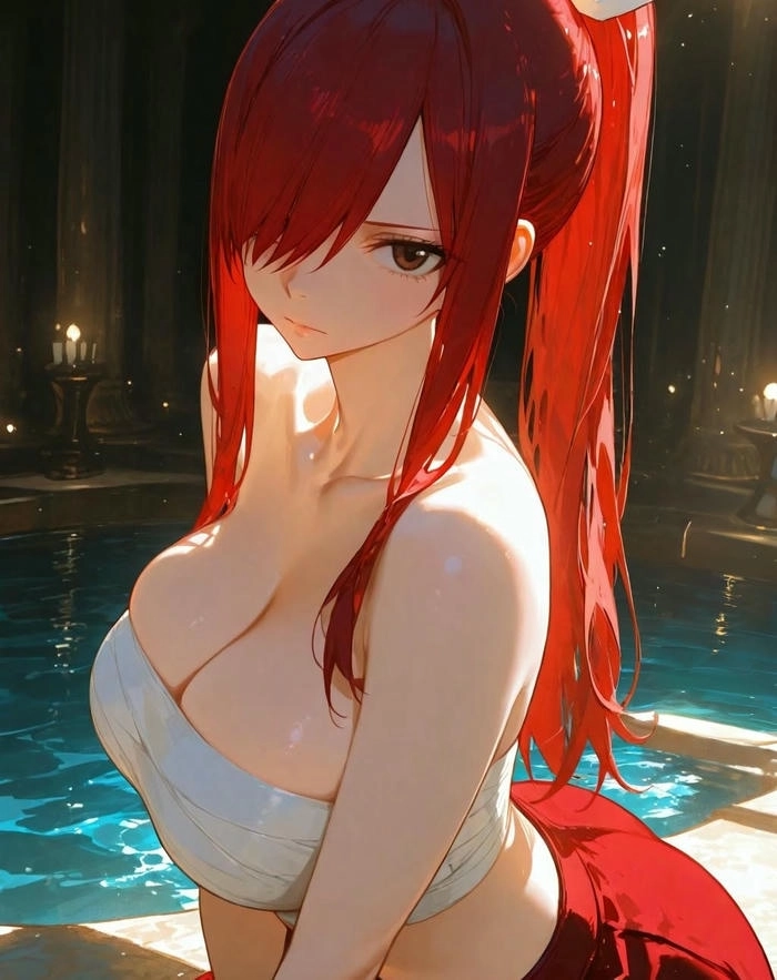 Hình ảnh Erza dịu dàng xinh