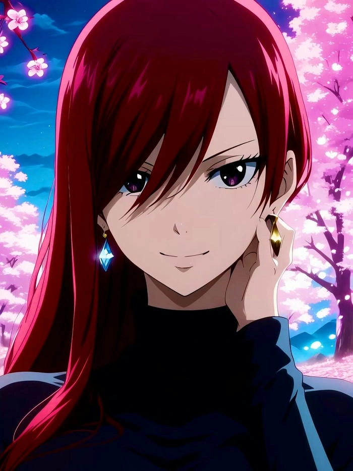 Hình Erza tỏa sáng nổi bật