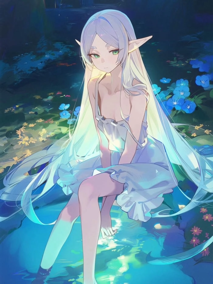 Ảnh girl anime Frieren đẹp 