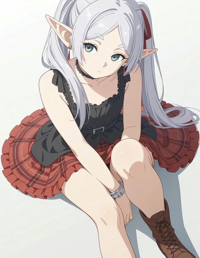 Ảnh gái anime Frieren xinh đẹp 