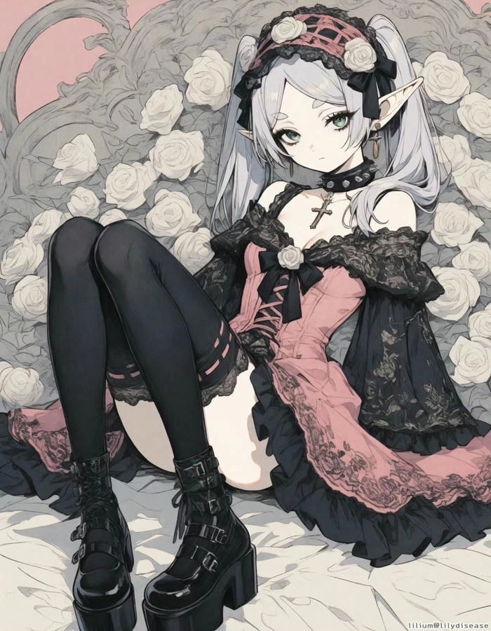 Hình chân dung Frieren xinh xắn 