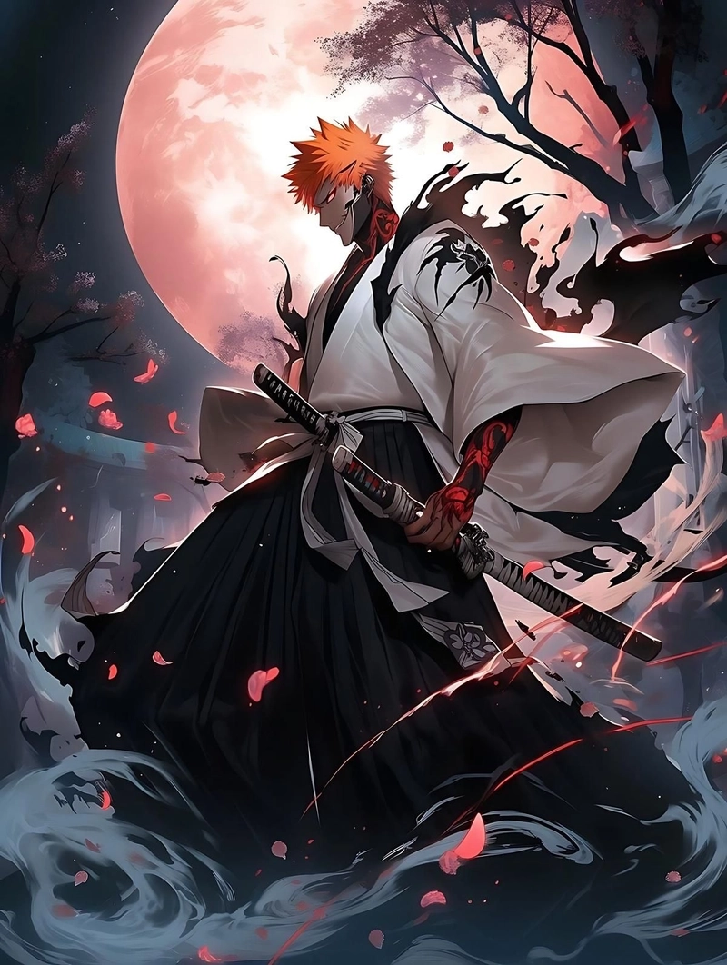 Ảnh Ichigo Bleach đẹp long lanh 