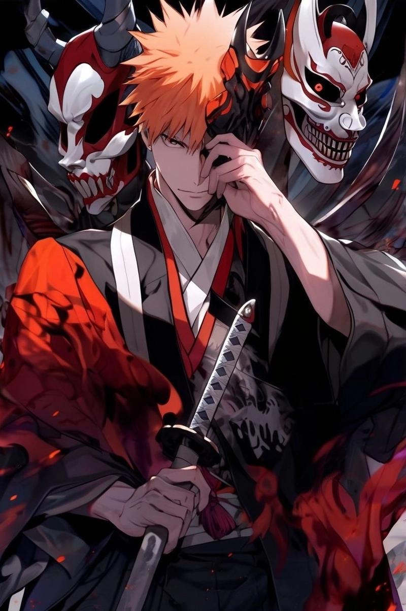 Ảnh Ichigo siêu ngầu anime 