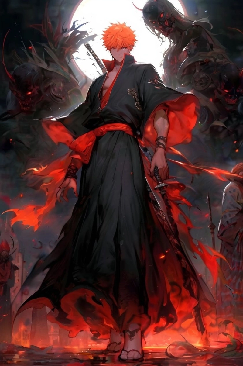 Hình Ichigo Kurosaki mạnh mẽ 