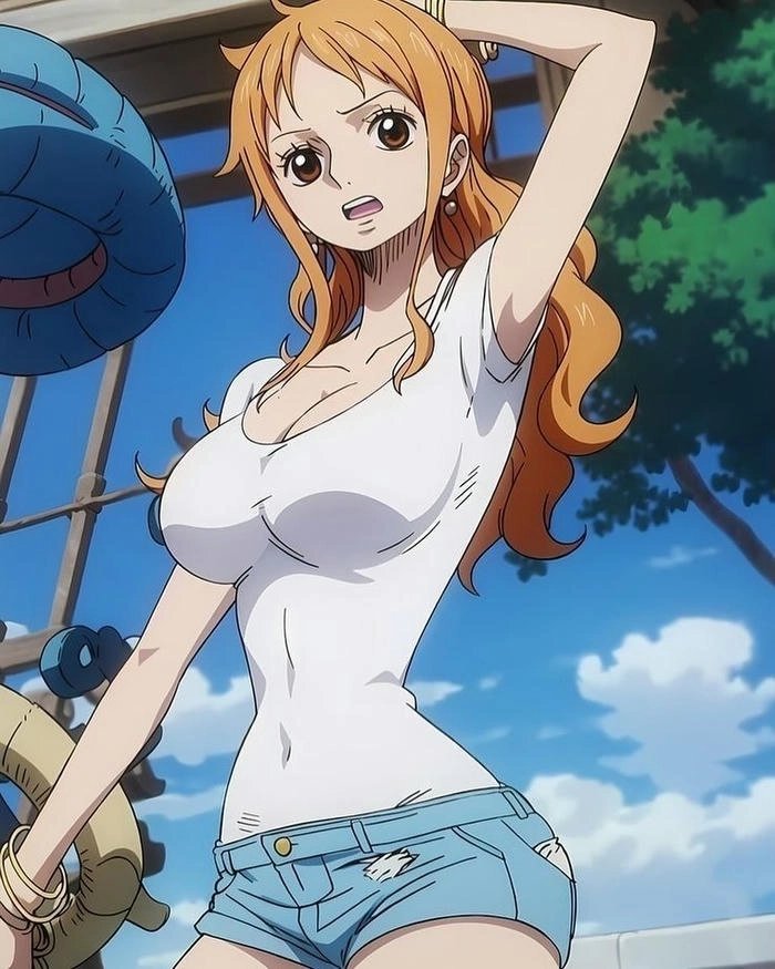 ảnh nami trong one piece xinh đẹp