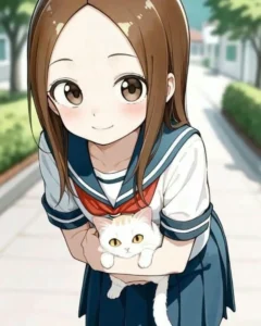 ảnh Takagi cute hút mắt