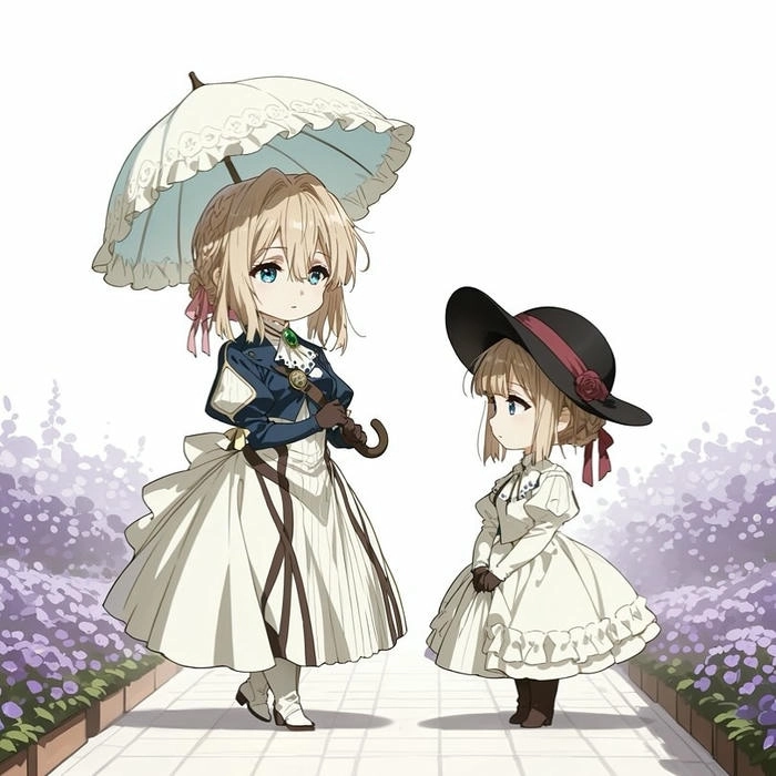 Hình Violet Evergarden siêu dễ thương