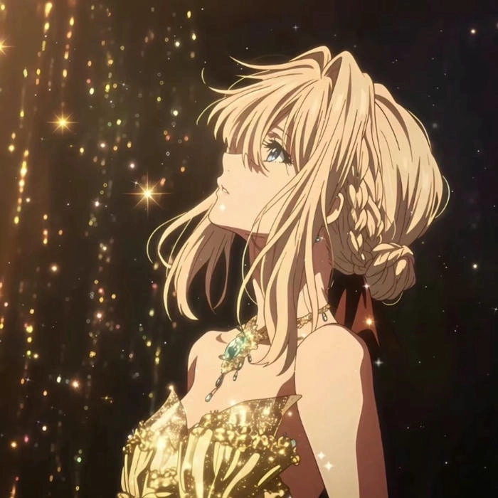Ảnh Violet Evergarden ánh mắt buồn