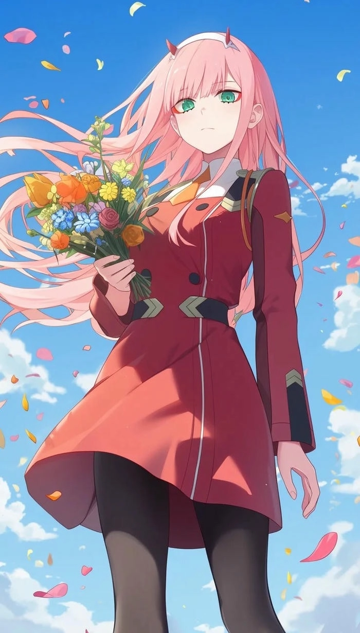 Hình anime Zero Two đẹp