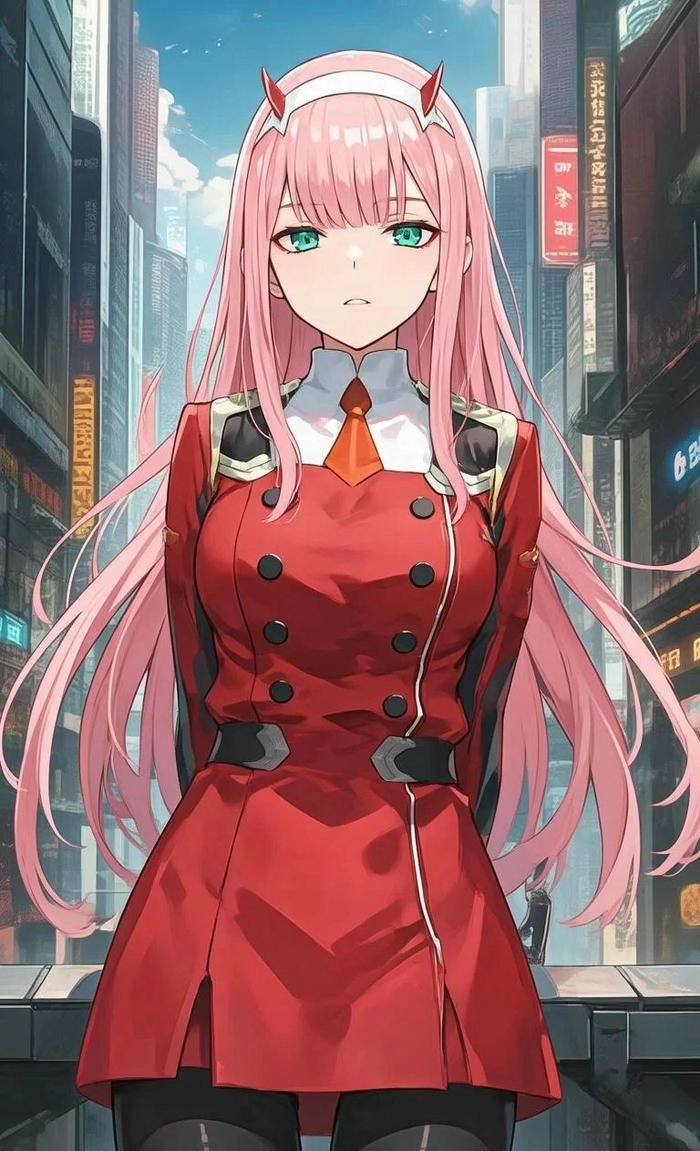 Ảnh Zero Two đẹp mắt