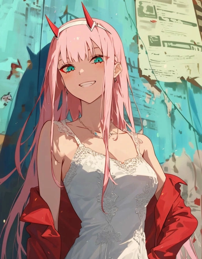 Ảnh Zero Two cười tươi