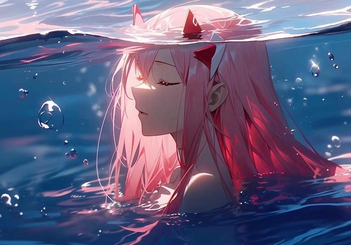 Ảnh Zero Two 4K rõ nét