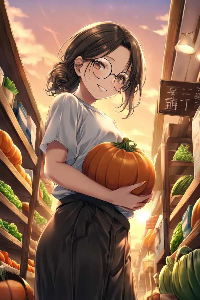 ảnh anime nữ đeo kính 8k