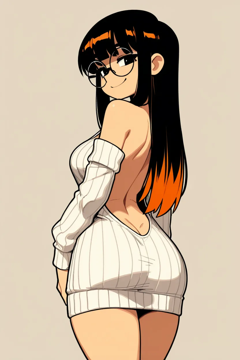 ảnh anime nữ đeo kính chất chơi