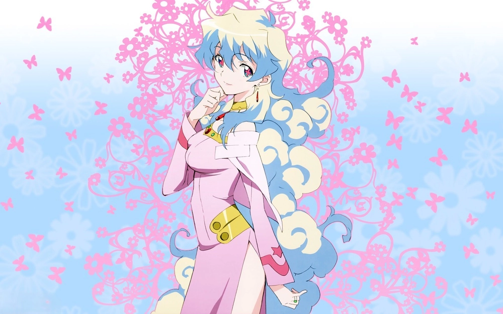 ảnh anime nữ màu hồng cute nhất