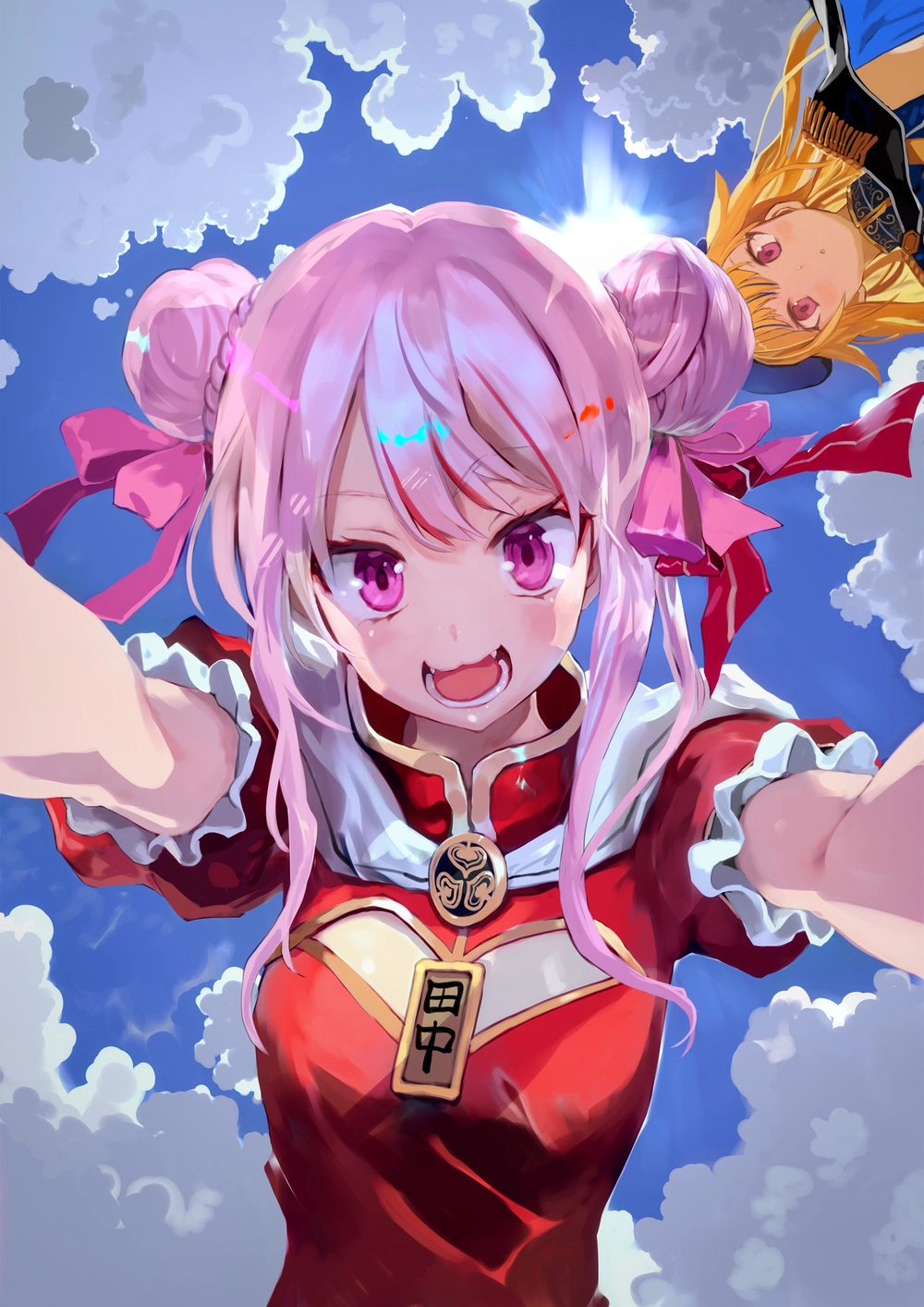 ảnh anime nữ màu hồng cute nhất 2