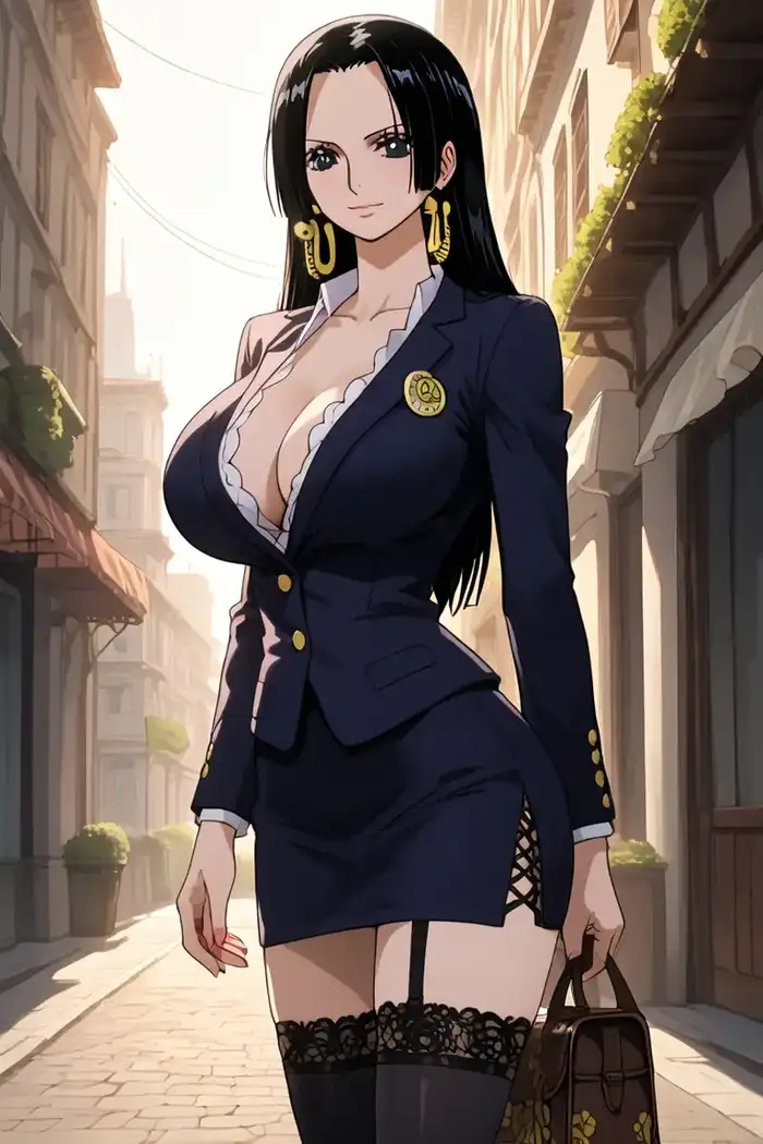 hình Boa Hancock xinh đẹp trong anime