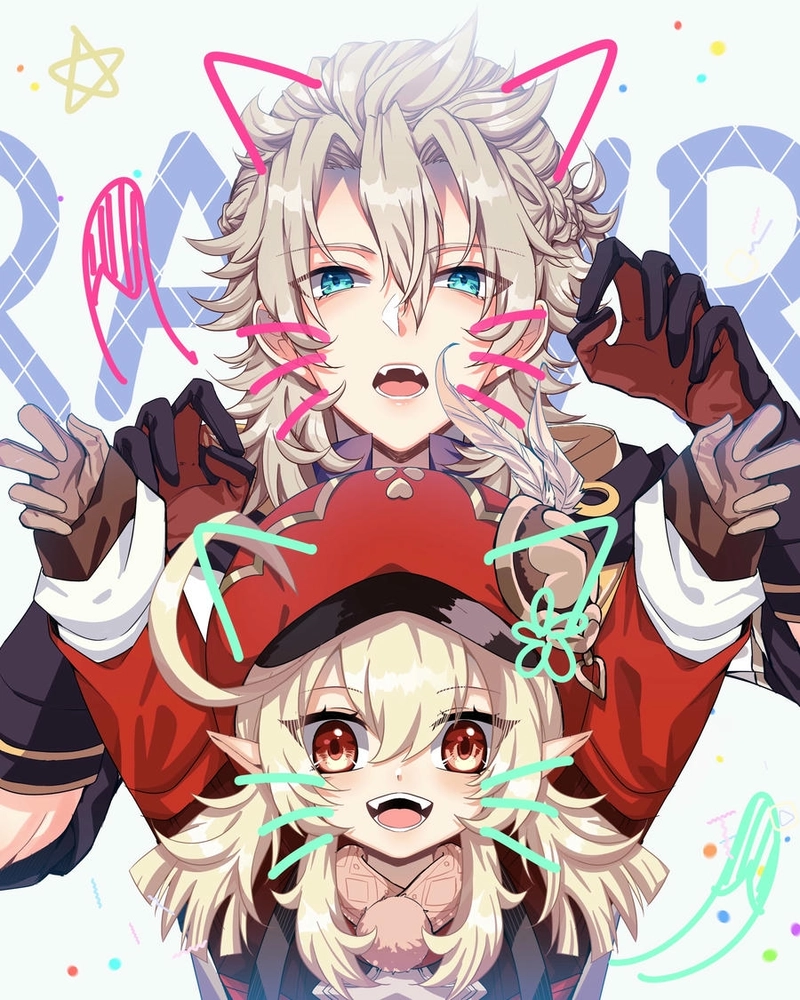 Ảnh Albedo ngầu đáng yêu