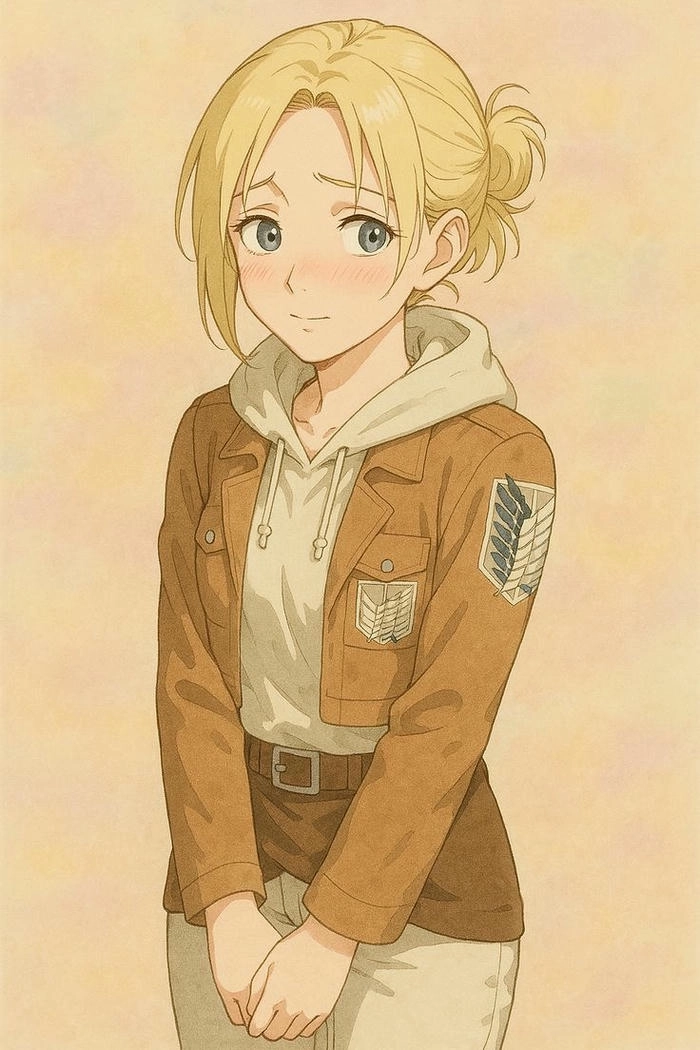 Hình Annie Leonhart anime ngầu