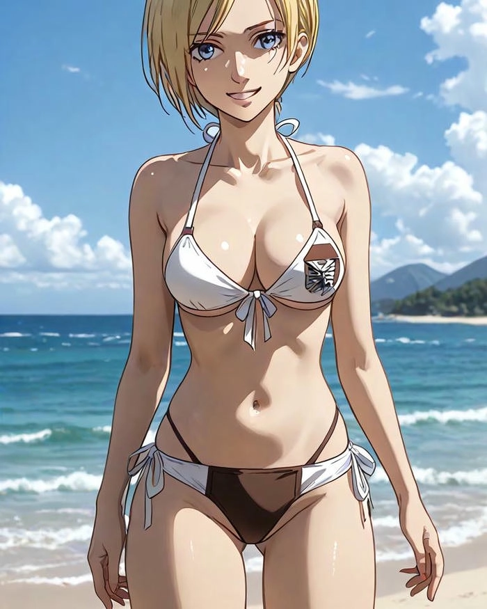 Annie Leonhart mặc bikini sexy