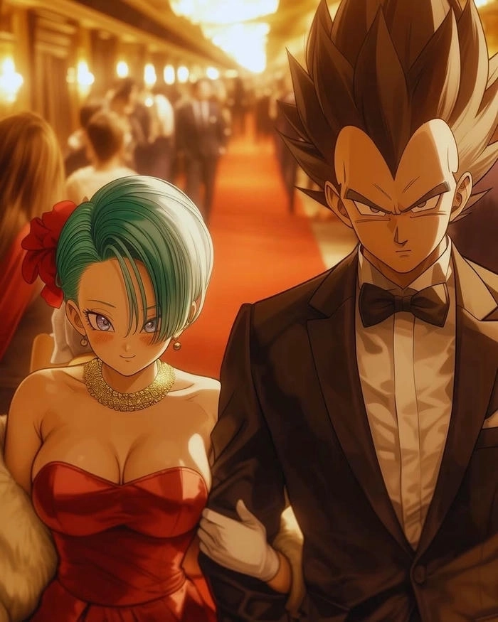 Bulma tạo dáng đầy quyến rũ