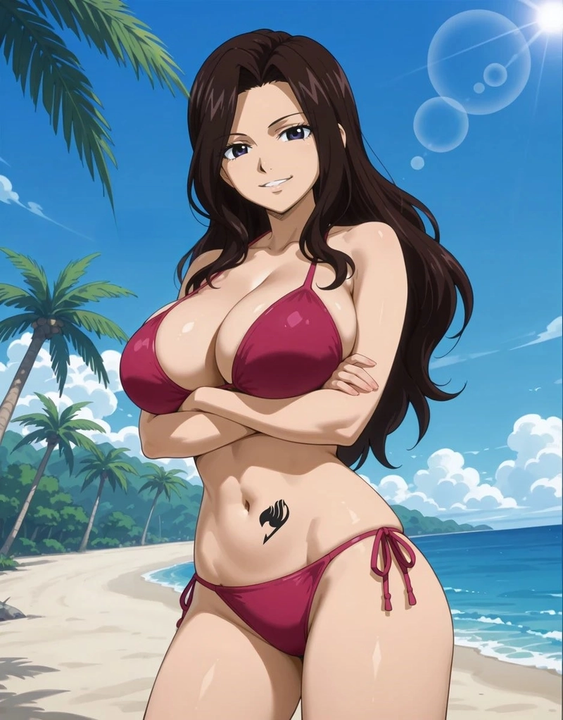 Ảnh Cana Alberona đi biển