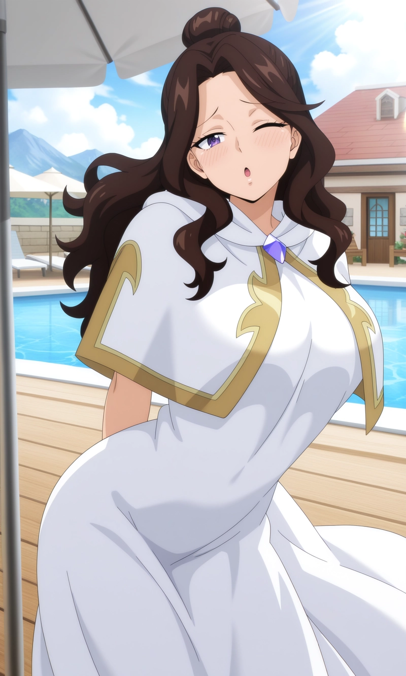 Ảnh Cana Alberona nháy mắt