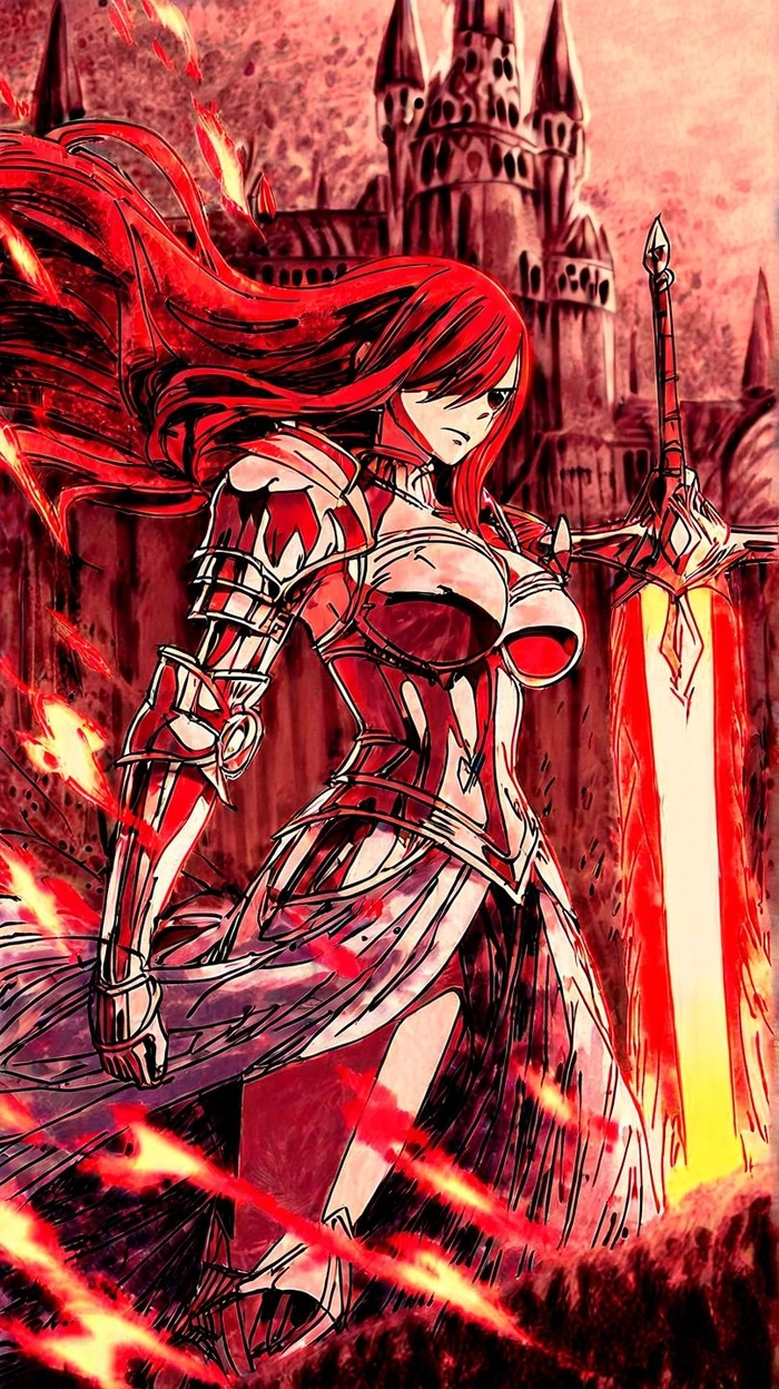 Ảnh Erza Scarlet cực cháy