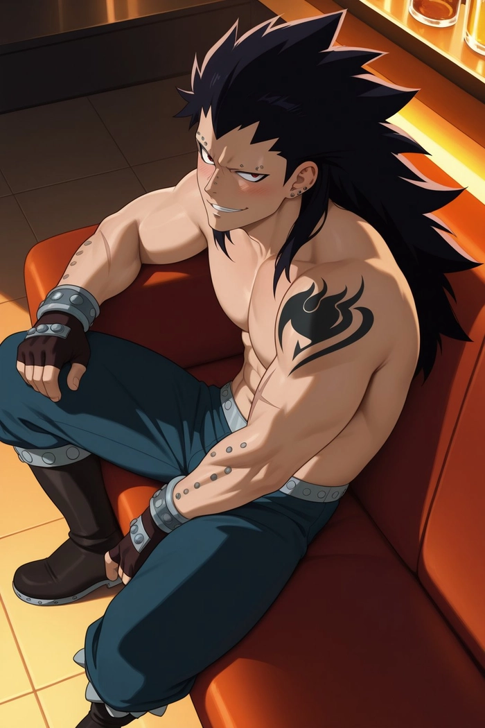 Ảnh Gajeel Redfox 6 múi