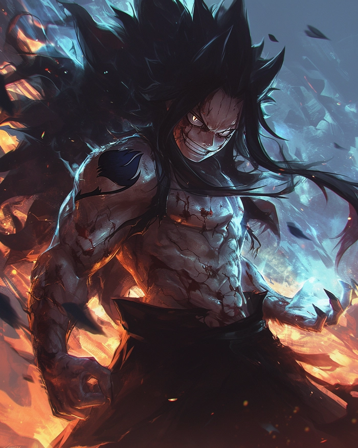 Ảnh Gajeel Redfox ác quỷ