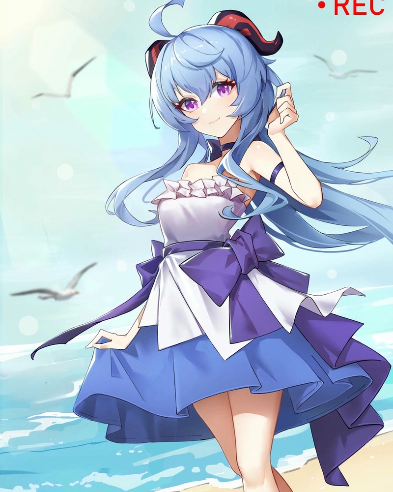 Ảnh Ganyu xinh đẹp dễ thương