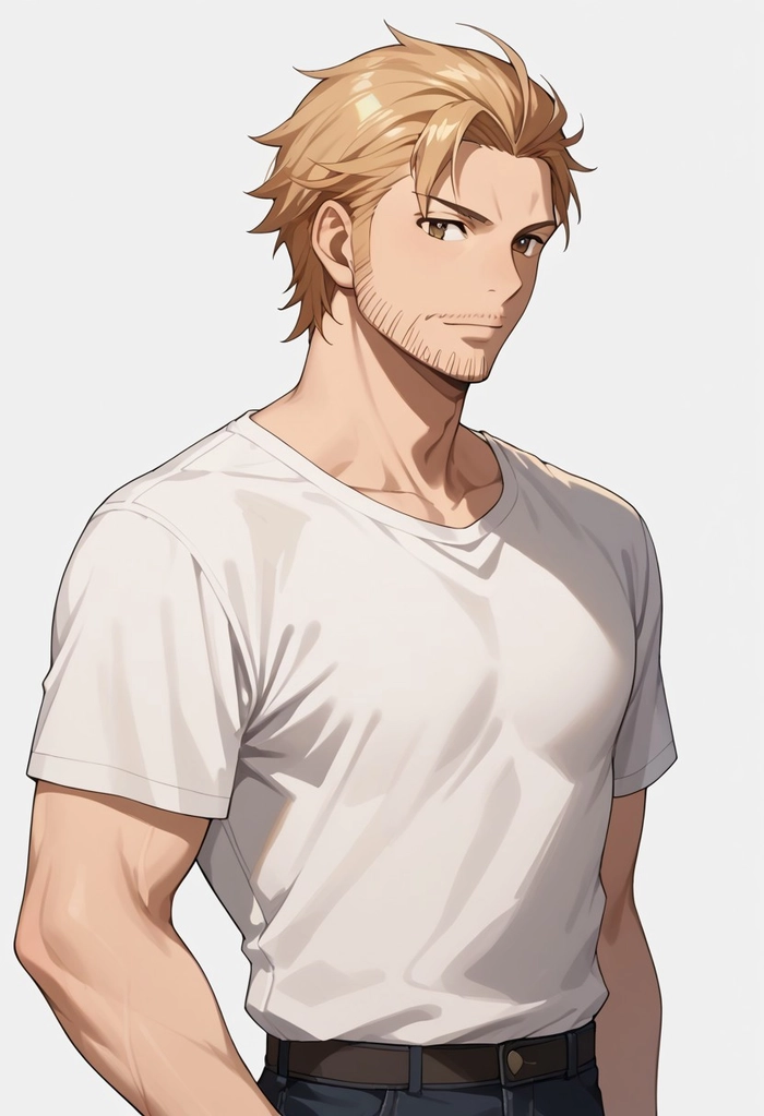 Ảnh Gildarts Clive áo trắng