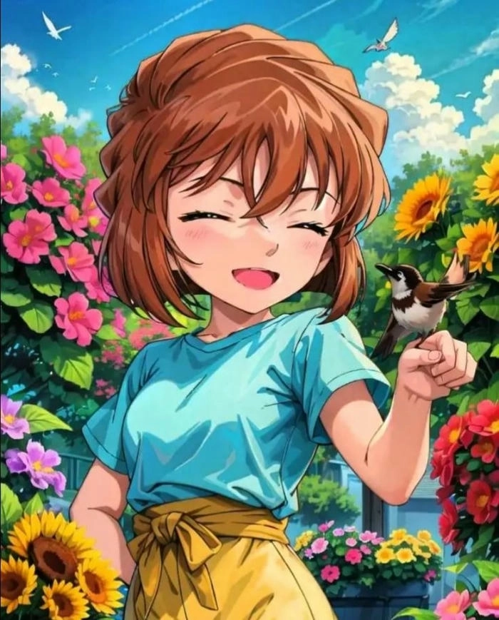 Hình ảnh Miyano Shiho rạng rỡ