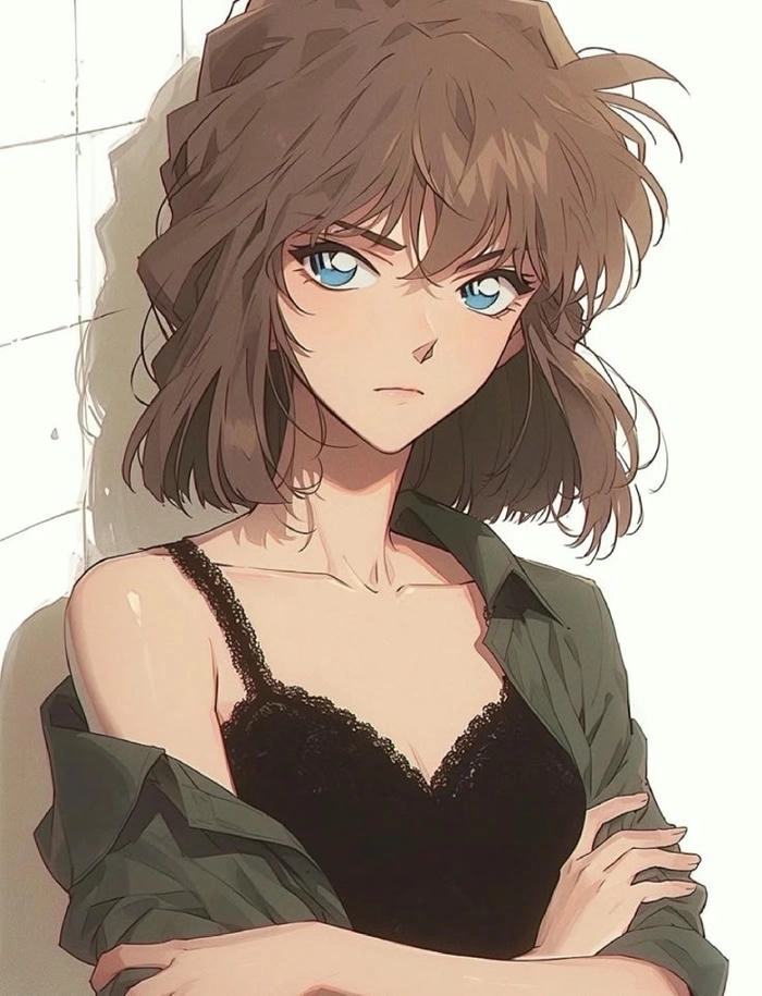 Haibara Ai với ánh mắt cuốn hút