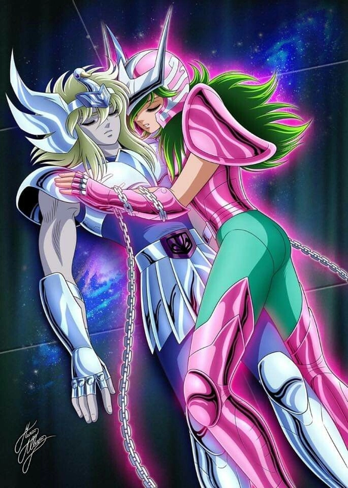 Ảnh Hyoga và Shun dễ thương