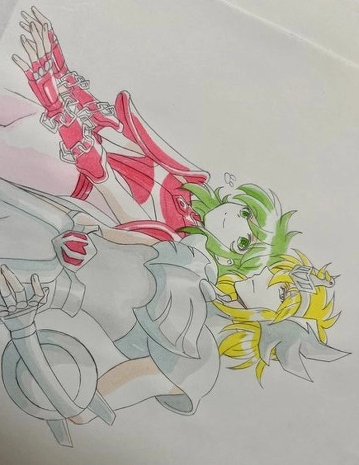 Ảnh Hyoga x Shun tình cảm