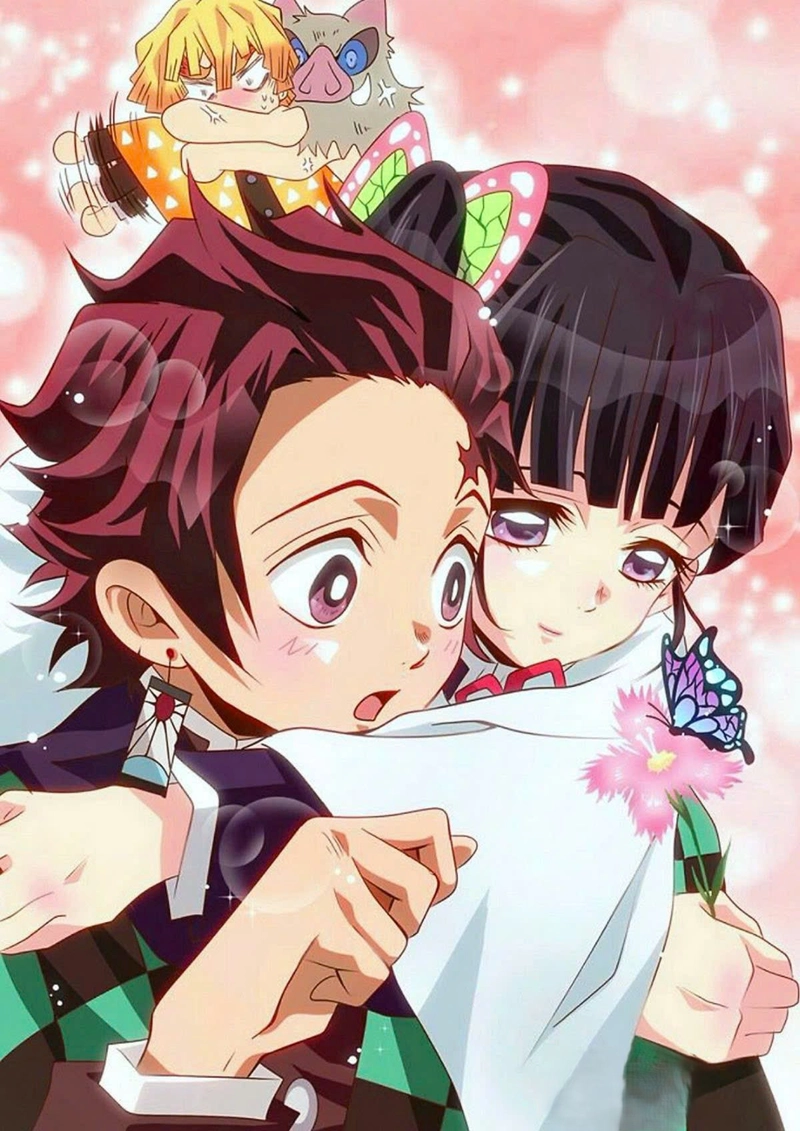 Ảnh Kanao và Tanjiro dễ thương