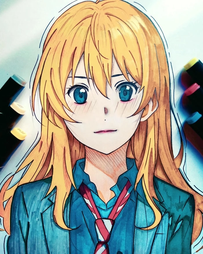 Ảnh Kaori Miyazono đang cười