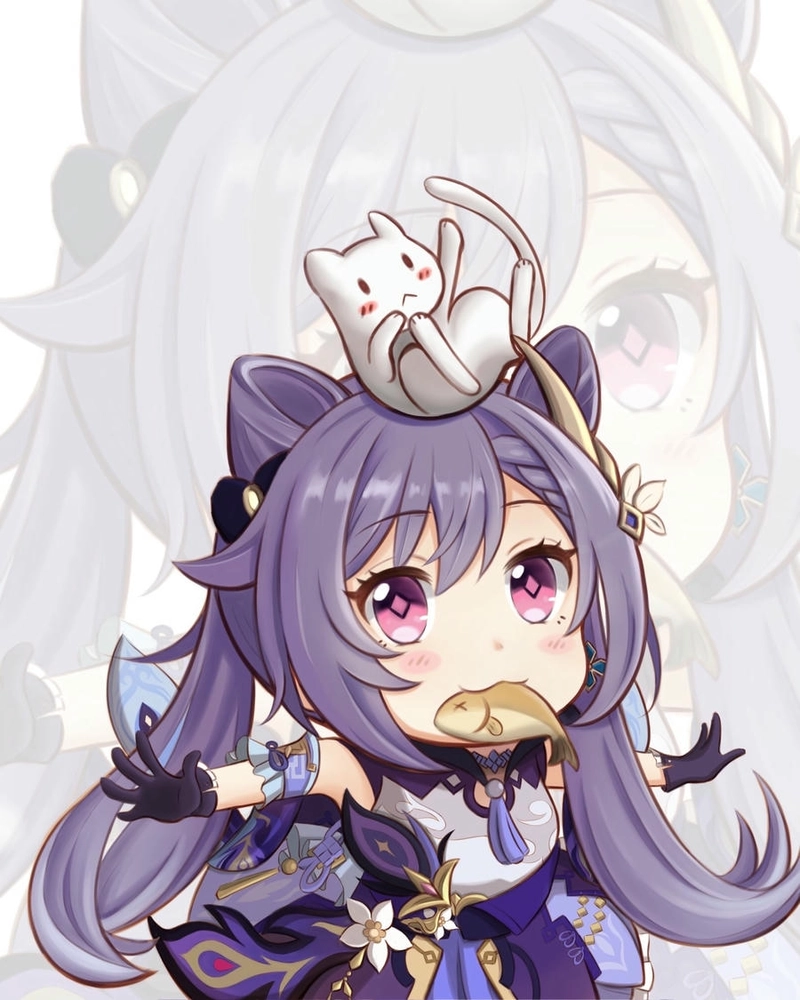 Ảnh Keqing xinh đẹp cute