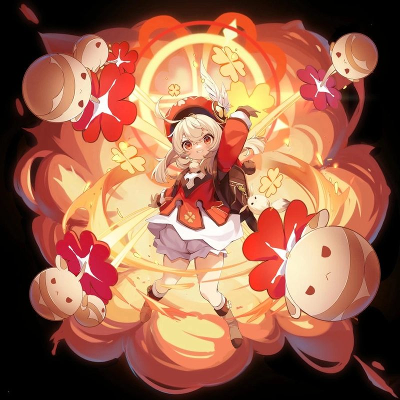 Ảnh Klee đáng yêu nhí nhảnh