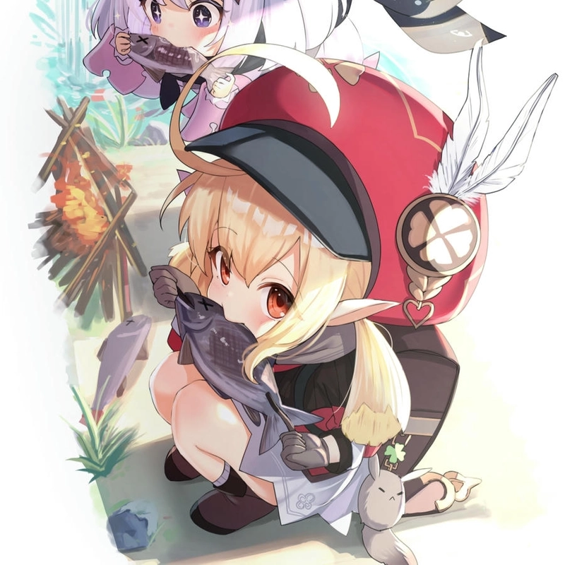 Ảnh Klee siêu đáng yêu