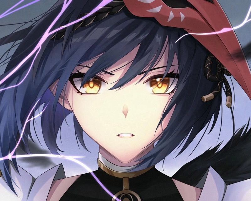 Ảnh Kujou Sara mặt xinh