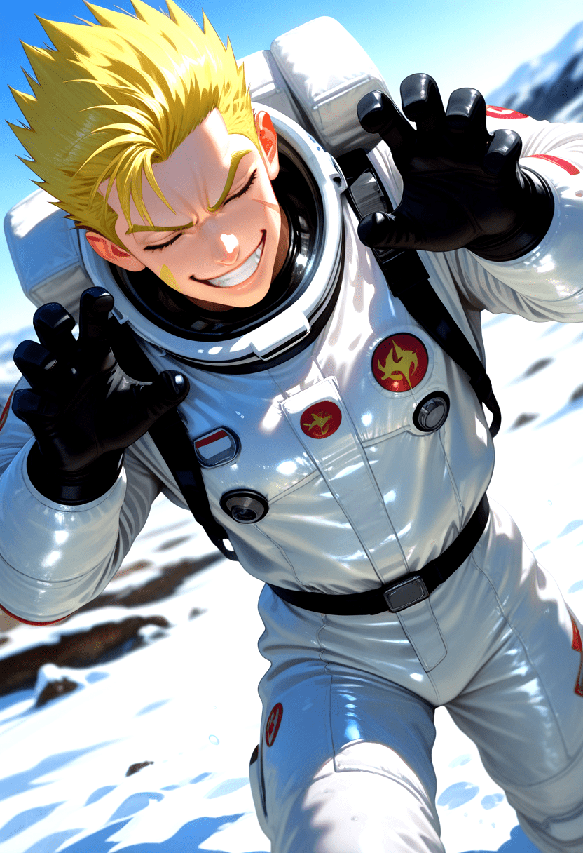 Ảnh Laxus Dreyar phi hành gia