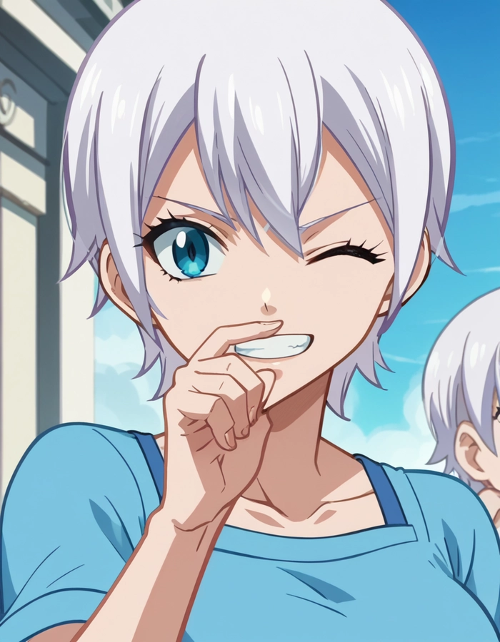 Ảnh Lisanna Strauss cười tươi